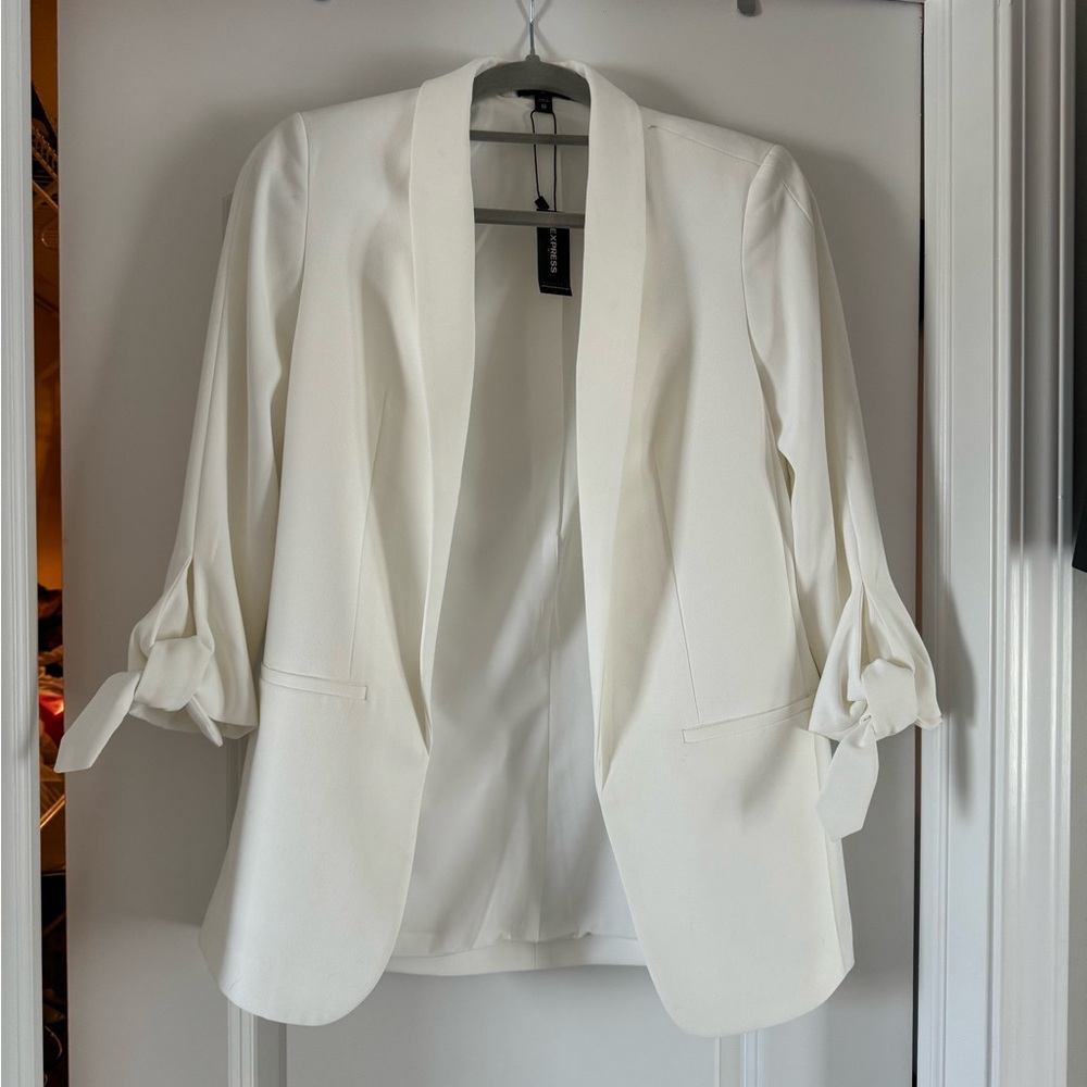 Express White Blazer